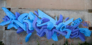 Graffiti Wall in Velsk - Photo by DawnBF - Reuse, Dawn, Art (2013)