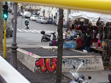 Graffiti Bombing in Rom - Photo by Daydreamer - 1UP, Roma, Rom