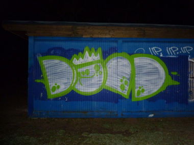 Graffiti Bombing in Kreis Segeberg - Photo by Daydreamer - doad, container (2015)