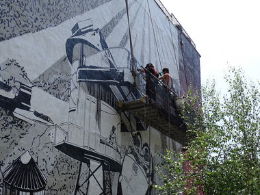 Graffiti Wall in New york chelsea pier - Photo by Daydreamer - streeart, nyc, chelsea