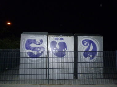 Graffiti Bombing in Norderstedt - Photo by Daydreamer - süd, norderstedt, kid (2015)