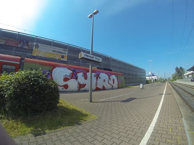 Graffiti Train - Photo by Dead07Monkey - Syro, RIP (2014)