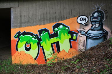 Graffiti Bombing - Photo by Dead07Monkey - OH