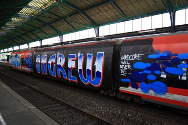 Graffiti Train - Photo by Dead07Monkey - OH, Crew, Fezz