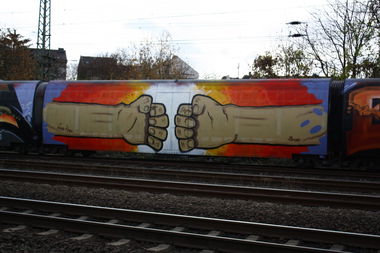Graffiti Train - Photo by Dead07Monkey - Fone, Hope, Besser