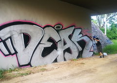 Graffiti Wall - Photo by Deakone