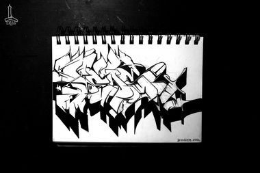 Graffiti Sketch - Photo by Deas - Deas, One (2013)