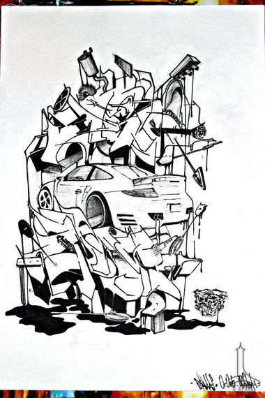 Graffiti Sketch - Photo by Deas - Deas, Spraay, ????? (2013)