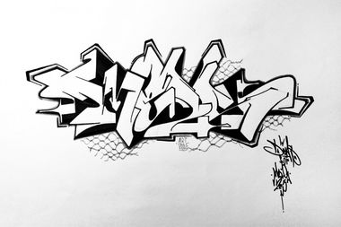 Graffiti Sketch - Photo by Deas - Deas, Mels, Art (2015)