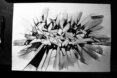 Graffiti Sketch - Photo by Deas - Deas, Art, Side (2015)
