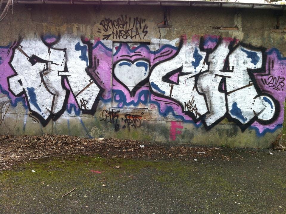 Graffiti Bombing - Photo by Deebsn - Fais, Ap