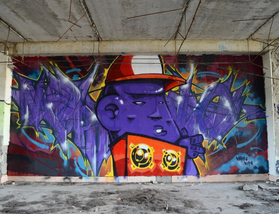 Graffiti Wall in Sumy - Photo by Def - Def