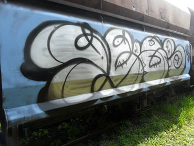 Graffiti Train - Photo by DeiZzZz