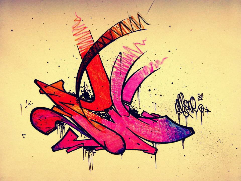 Graffiti Sketch - Photo by DeiZzZz
