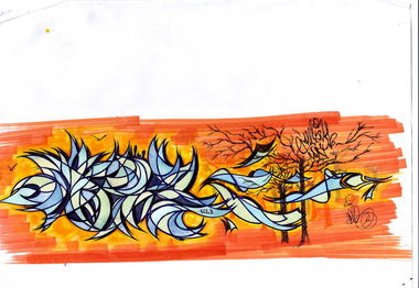 Graffiti Sketch - Photo by DeiZzZz