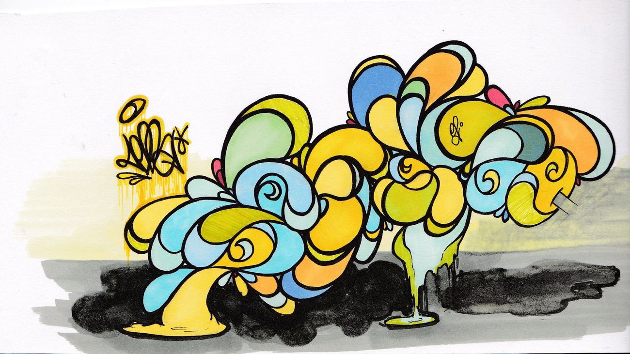 Graffiti Sketch - Photo by DeiZzZz