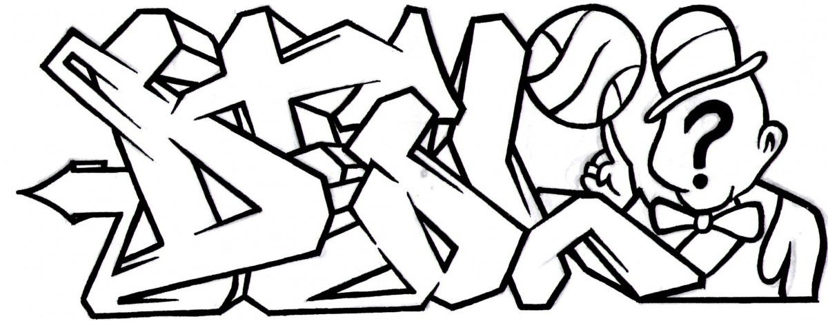 Graffiti Sketch in Kineshma - Photo by DeilOne - deil, boston, celtics