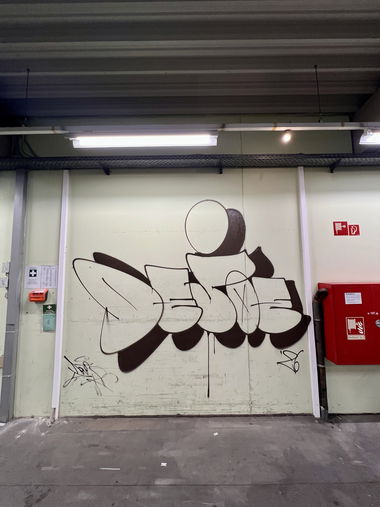Graffiti Wall in Dusseldorf - Photo by Dejoe - throwup (2026)