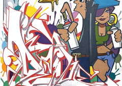 Graffiti Sketch in Berlin - Photo by Dejoe (2026)