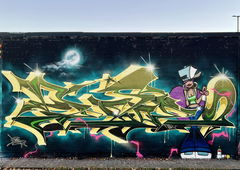 Graffiti Wall in Berlin - Photo by Dejoe - style (2025)