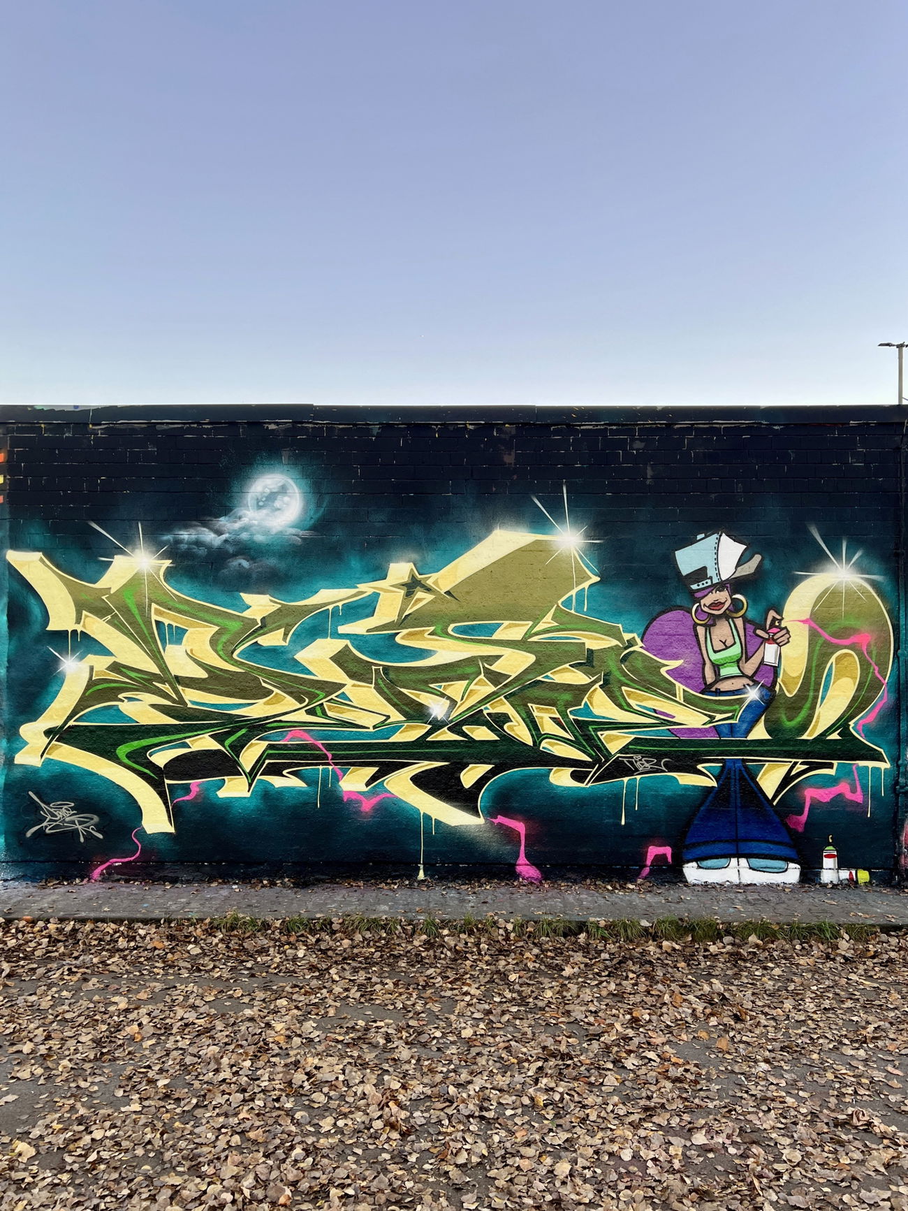 Graffiti Wall in Berlin - Photo by Dejoe - style (2025)