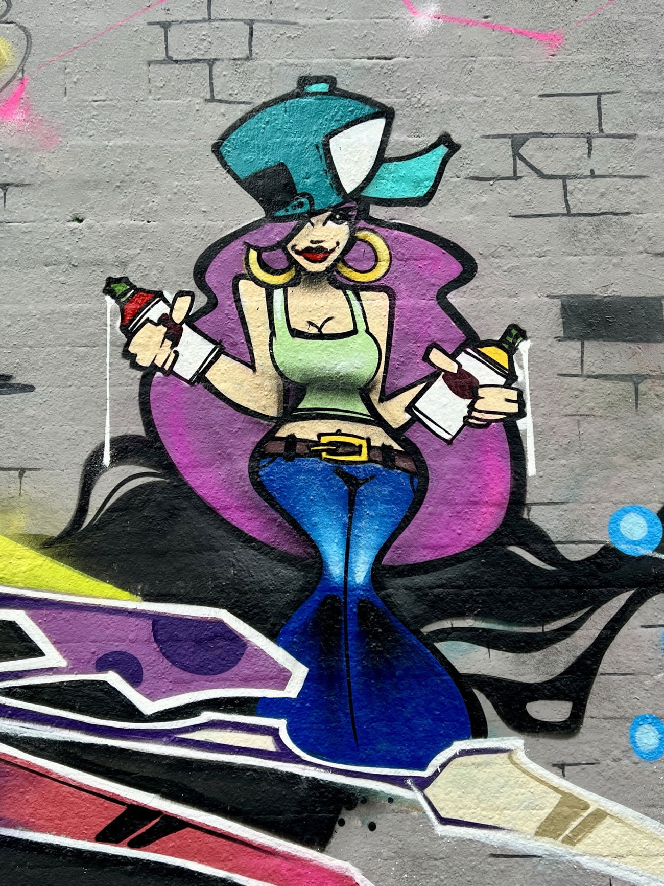 Graffiti Wall in Berlin - Photo by Dejoe - dejoe, b-girl (2025)