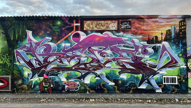 Graffiti Wall in Berlin - Photo by Dejoe - dejoe, rtz, phos (2025)