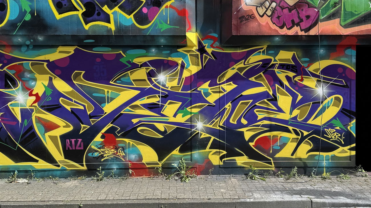 Graffiti Wall in Wilhelmshaven - Photo by Dejoe - dejoe, ontherun, rtz (2025)