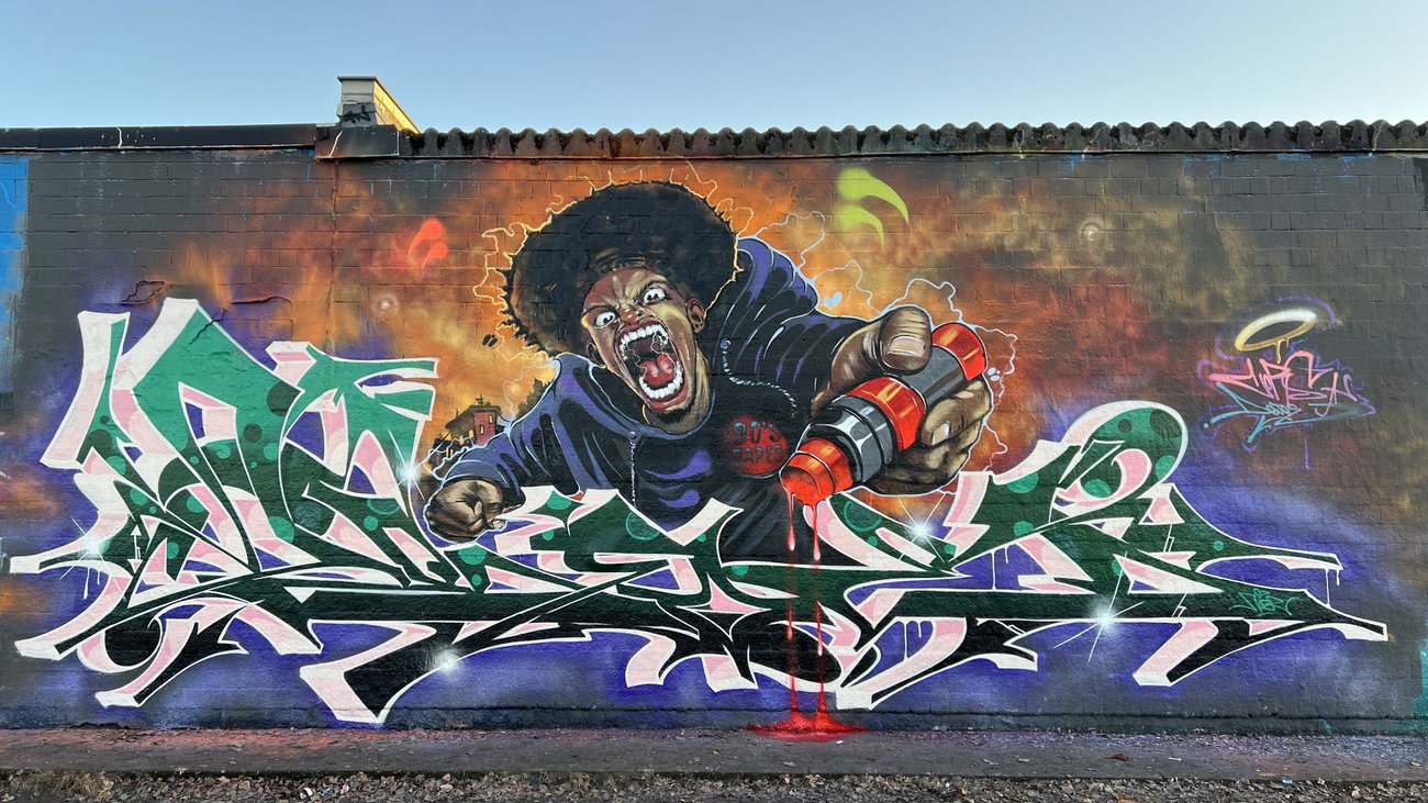 Graffiti Wall in Berlin - Photo by Dejoe - dejoe, cors, n3m (2026)