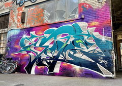 Graffiti Bombing in Berlin - Photo by Dejoe - dejoe, rtz, tds (2025)