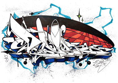 Graffiti Sketch in Berlin - Photo by Dejoe - dejoe, rtz (2023)