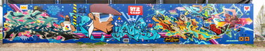 Graffiti Wall in Berlin - Photo by Dejoe - dejoe, phos4, samk (2026)