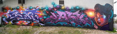 Graffiti Wall in Berlin - Photo by Dejoe - dejoe, jaek, mon (2026)