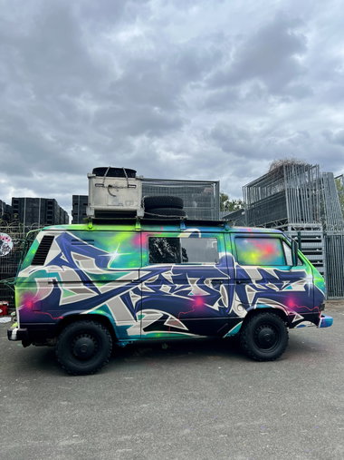 Graffiti Bombing in Berlin - Photo by Dejoe - dejoe, van, truck (2026)