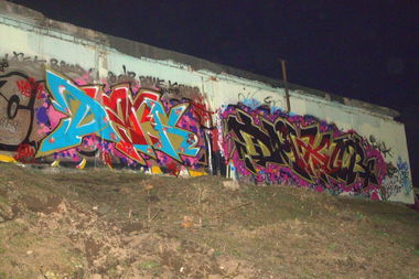 Graffiti Wall in moscow - Photo by Dekor - dark, dekor (2013)