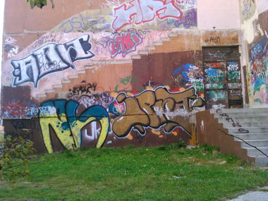 Graffiti Wall - Photo by DeleterGraffiti - ABW, NA, HRN