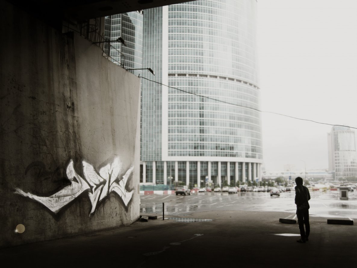 Graffiti Bombing - Photo by Dem1