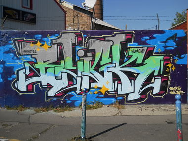 Graffiti Wall - Photo by Denguefever - Budapest (2012)