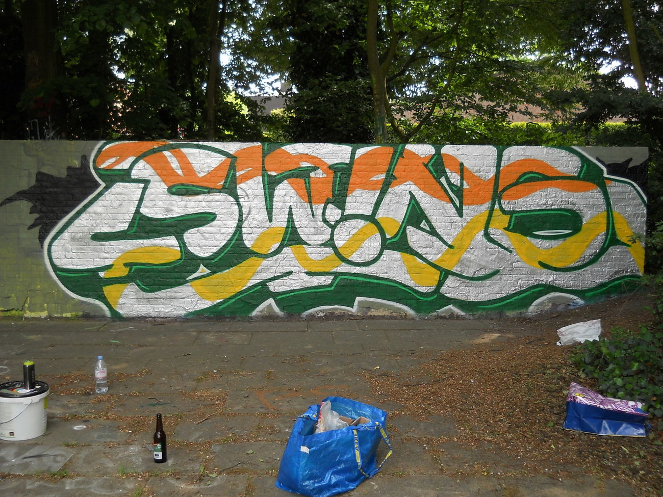 Graffiti Wall - Photo by Denguefever - Gelsenkirchen