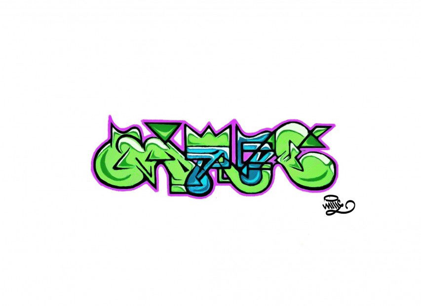 Graffiti Sketch in Molodechno  - Photo by Denis_Mille (2013)