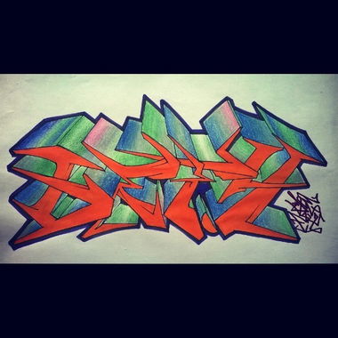 Graffiti Sketch in Eskişehir - Photo by DenizDefy - DenizDefy, Sketch, Graffiti