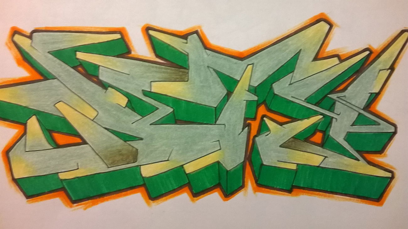 Graffiti Sketch in Eskişehir - Photo by DenizDefy - DenizDefy, Sketch, Graffiti