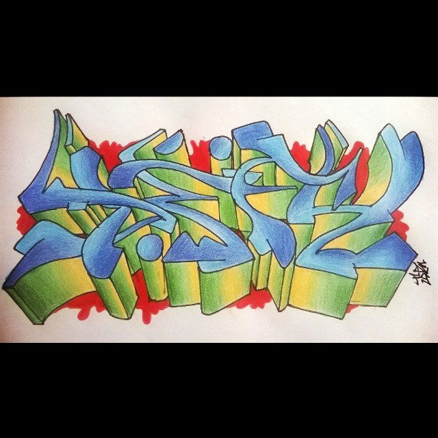 Graffiti Sketch in Eskişehir - Photo by DenizDefy - DenizDefy, Sketch, Graffiti