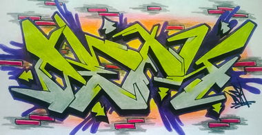 Graffiti Sketch in Eskişehir - Photo by DenizDefy - DenizDefy, Sketch, Graffiti