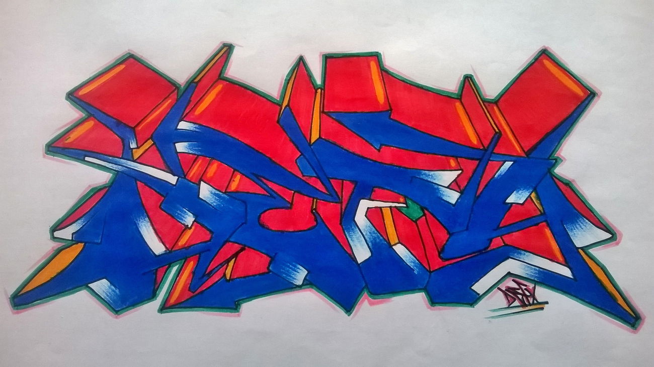 Graffiti Sketch in Eskişehir - Photo by DenizDefy - DenizDefy, Sketch, Graffiti