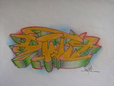 Graffiti Sketch - Photo by DenizDefy - DefyGraffiti, DenizDefy (2016)