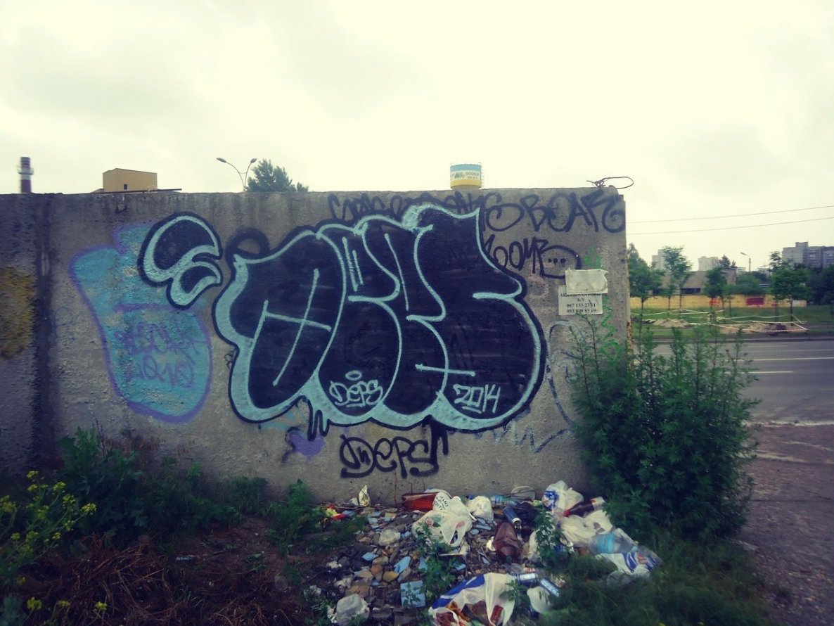 Graffiti Bombing - Photo by DepserOne - Deps, Depser, Depsez (2014)