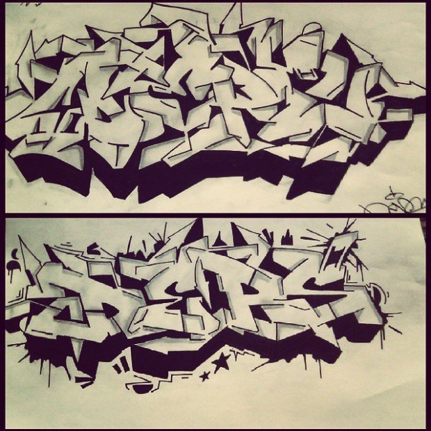 Graffiti Sketch - Photo by DepserOne - Deps, Depser, Depsez