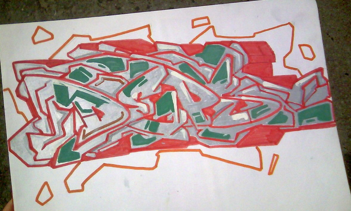 Graffiti Sketch - Photo by DepserOne (2015)