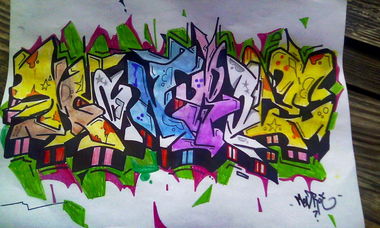 Graffiti Sketch - Photo by DepserOne (2015)